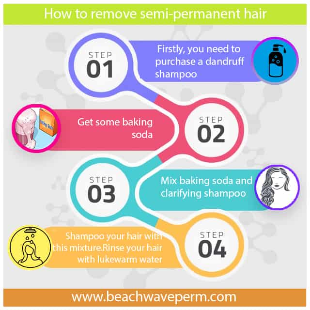 How to remove semi-permanent hair color?