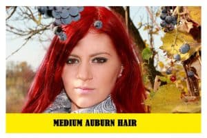 Medium Auburn hair