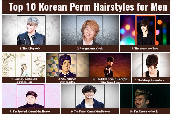 Top 10 Korean Perm Hairstyle for Men