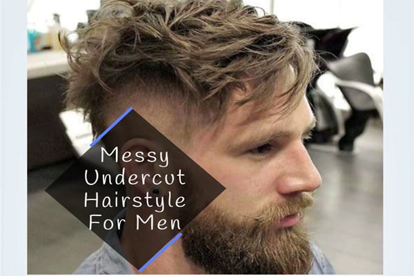 Messy Undercut Hairstyle For Men