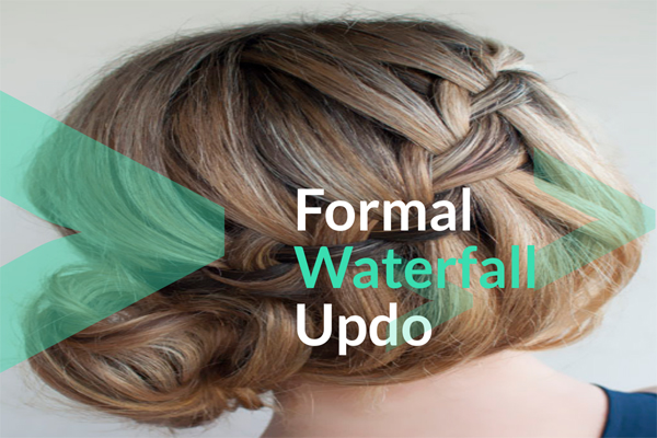 Formal Waterfall Updo