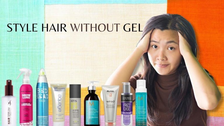 Style Hair Without Gel [Natural Method & Alternate Hair Products]