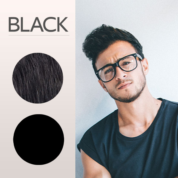 black hair color for guys