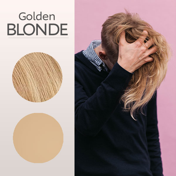 golden blonde hair color for guys