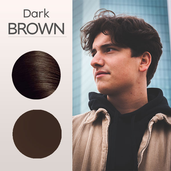 dark brown hair color for guys