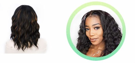 5. Wavy and curly bob wigs for black woman