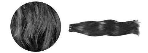 1. Study the texture to tell if a wig human hair or not