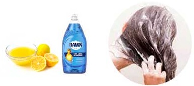 6. Lemon Juice to remove blue shampoo in the hair