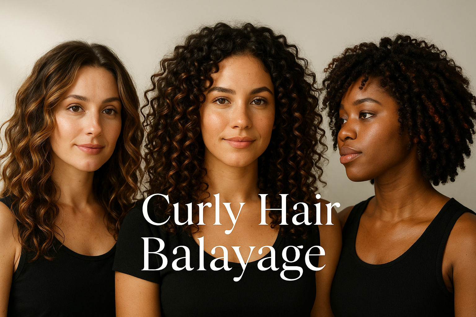 Curly Hair Balayage