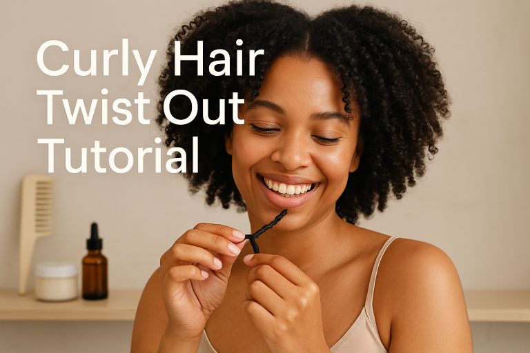 Curly Hair Twist Out Tutorial