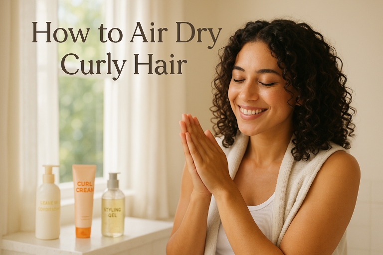 How to Air Dry Curly Hair