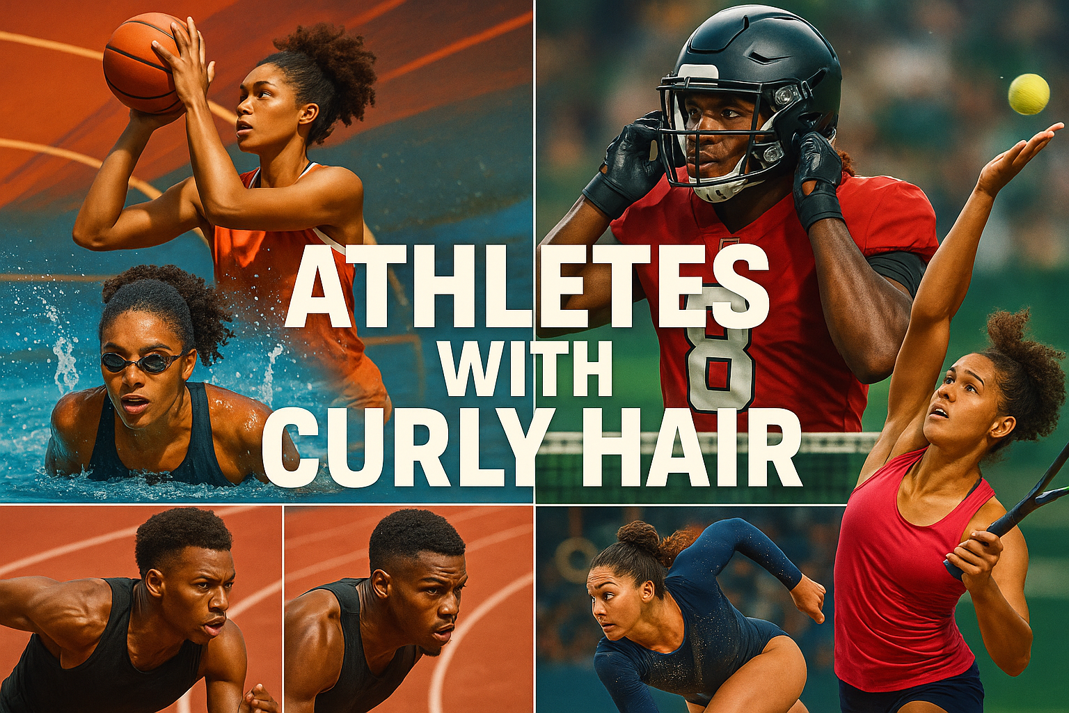 Athletes with Curly Hair