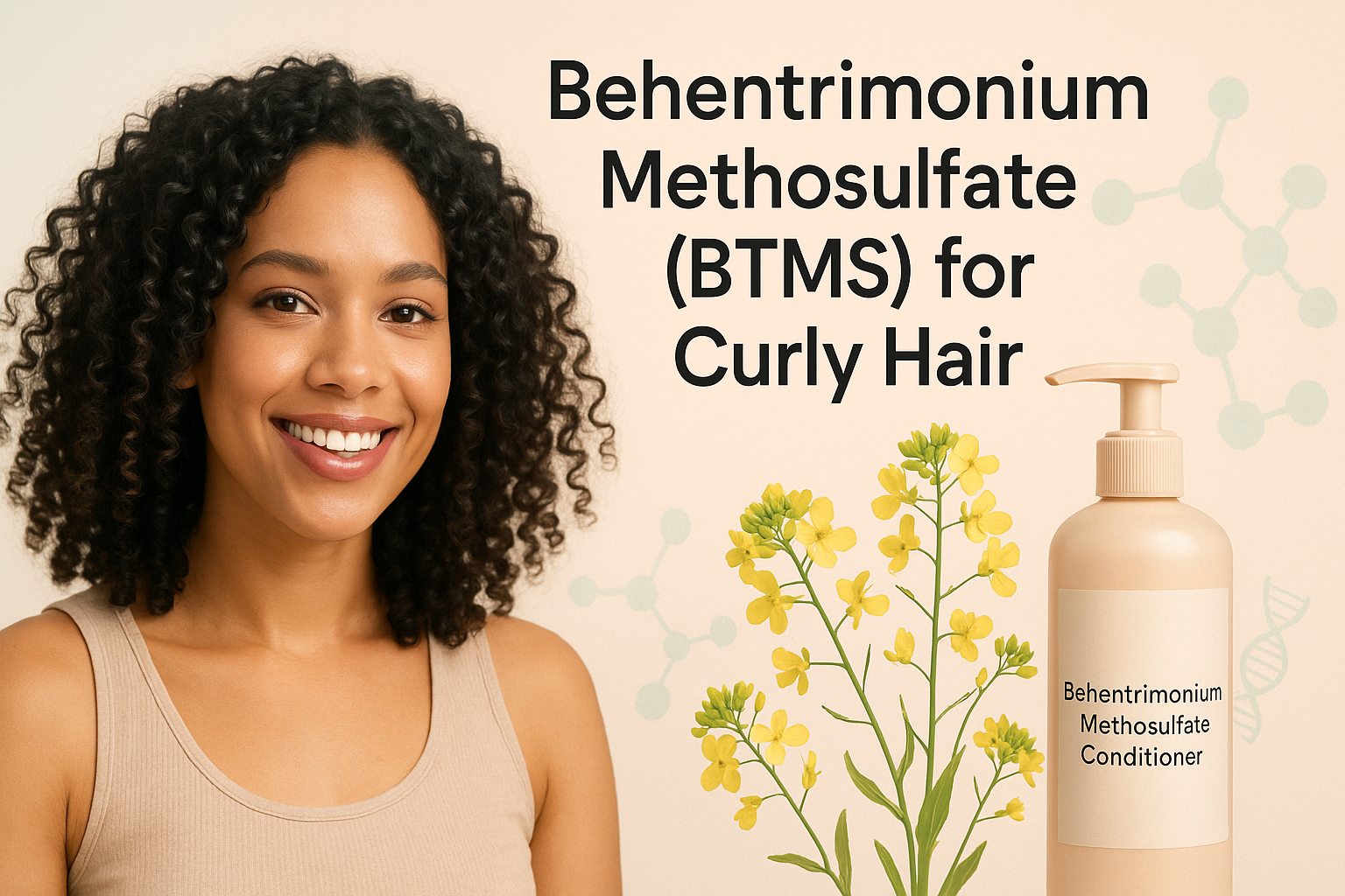 Behentrimonium Methosulfate (BTMS) for Curly Hair