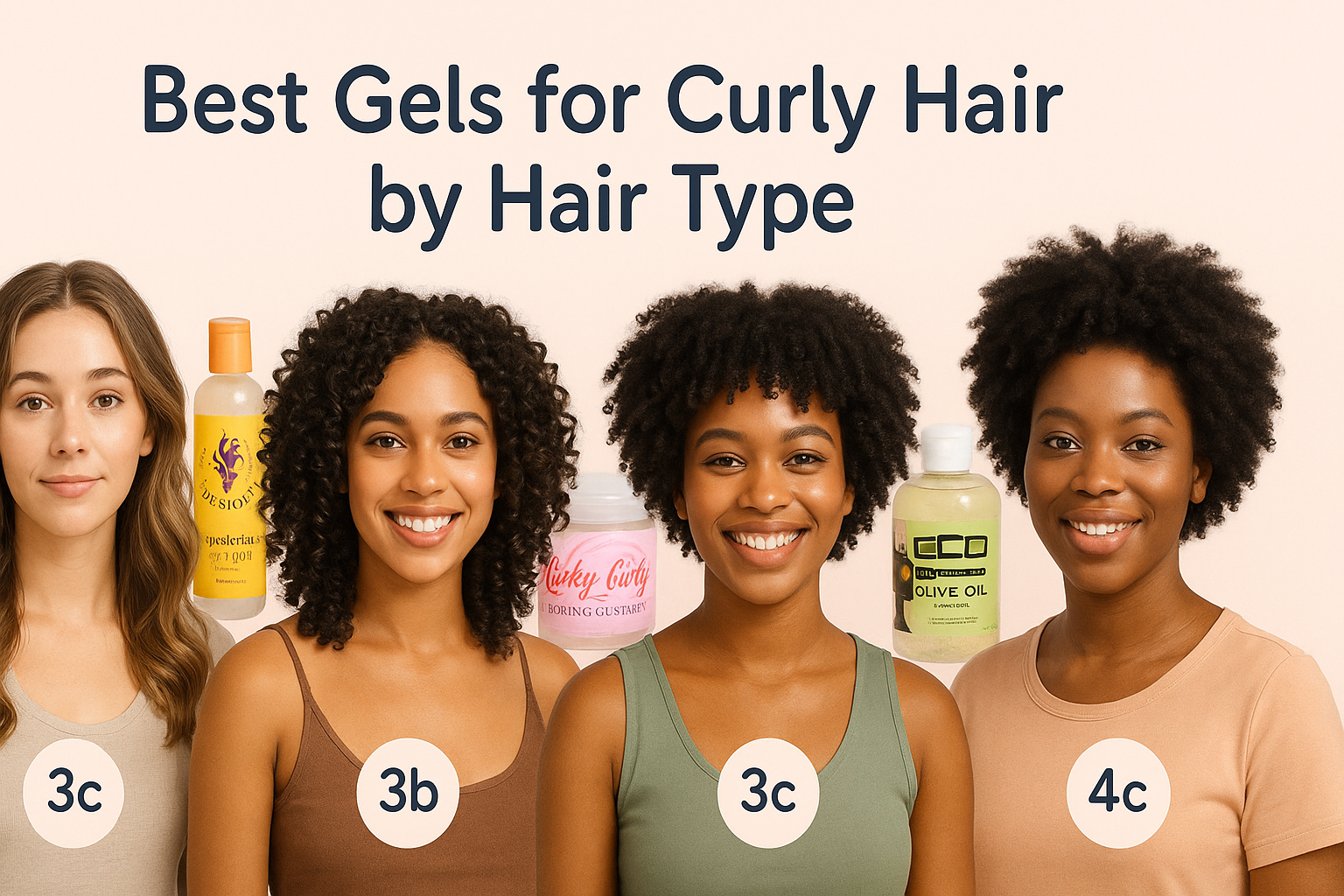 Best Gels for Curly Hair by Hair Type