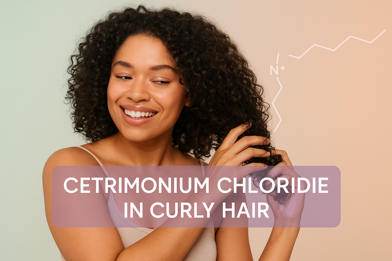Cetrimonium Chloride in Curly Hair