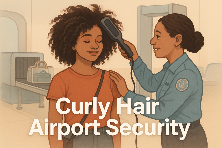 Curly Hair Airport Security