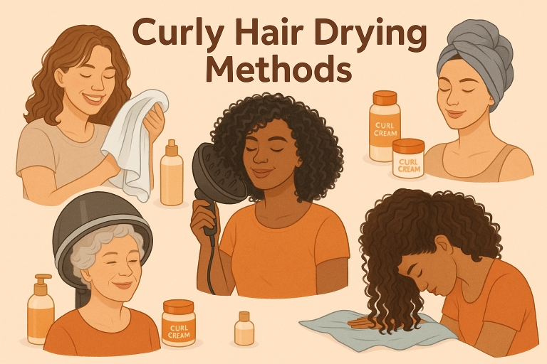 Curly Hair Drying Methods