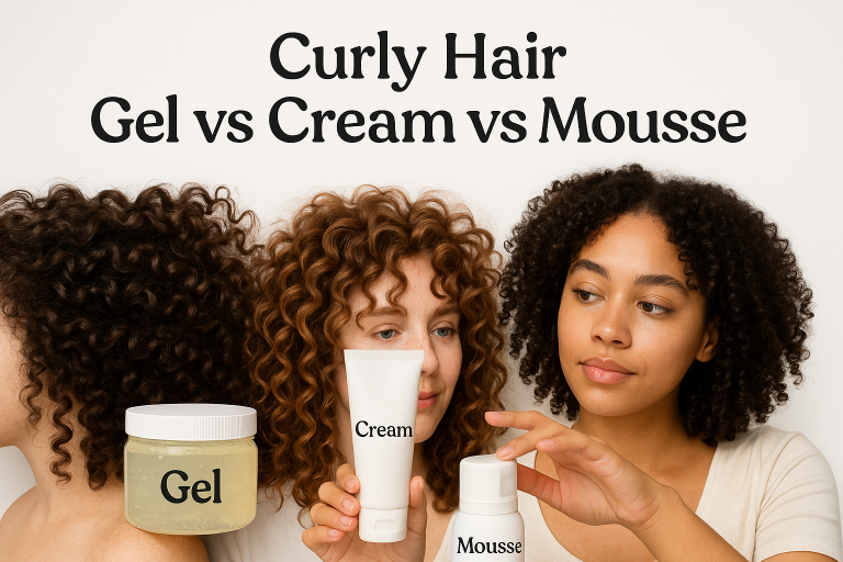 Curly Hair Gel vs Cream vs Mousse