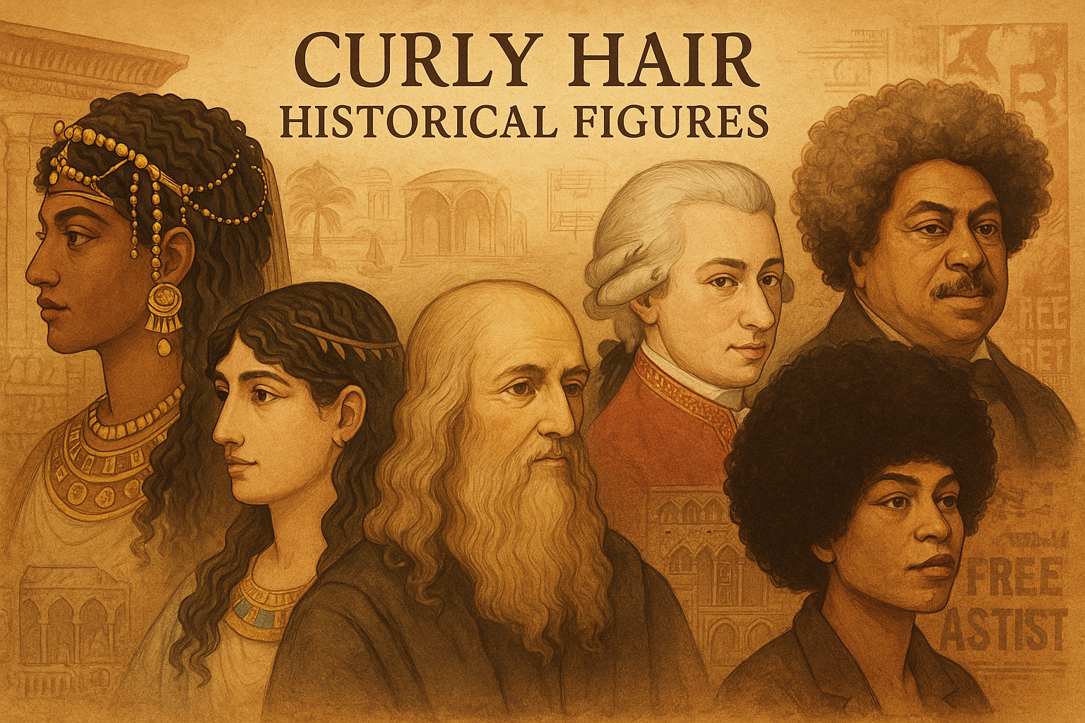 Curly Hair Historical Figures
