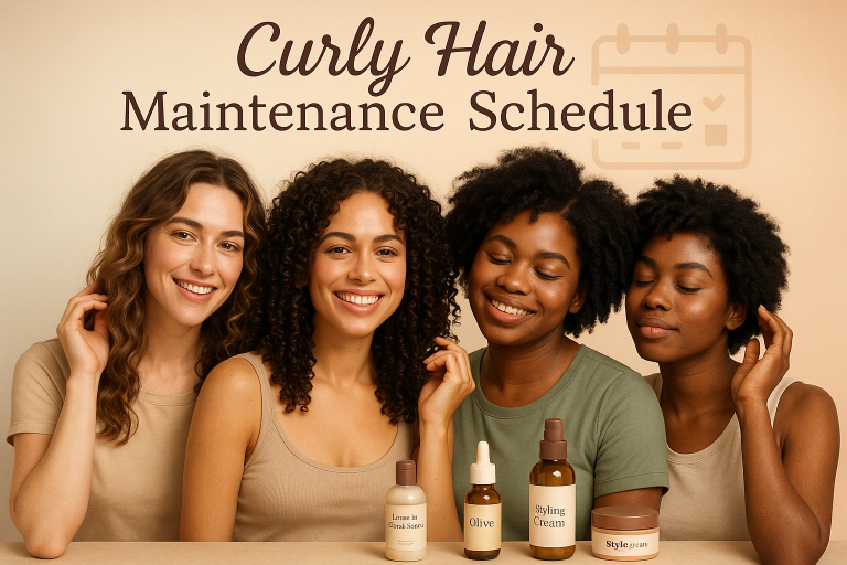 Curly Hair Maintenance Schedule
