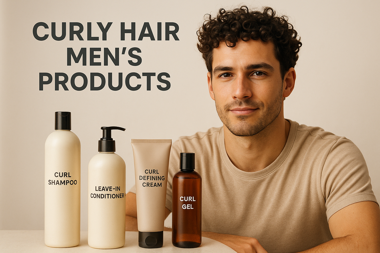 Curly Hair Men's Products