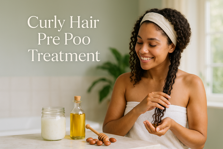 Curly Hair Pre Poo Treatment