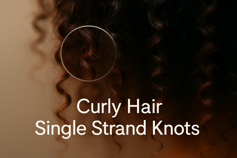 Curly Hair Single Strand Knots