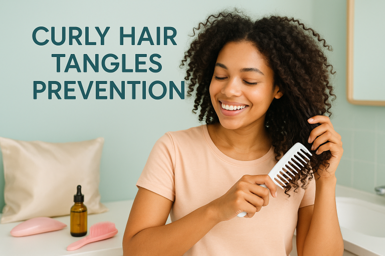 Curly Hair Tangles Prevention