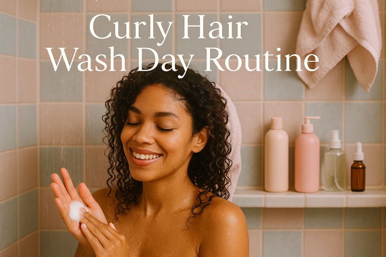 Curly Hair Wash Day Routine