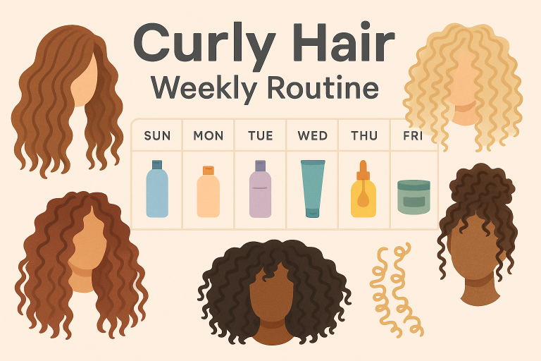 Curly Hair Weekly Routine