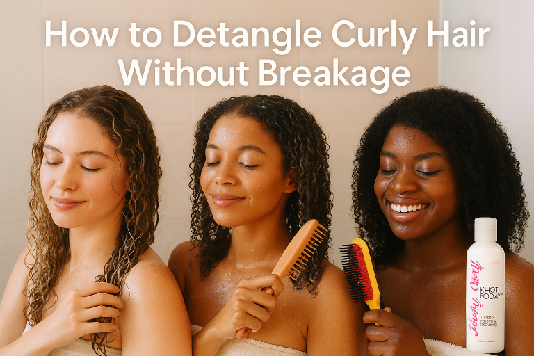How to Detangle Curly Hair Without Breakage