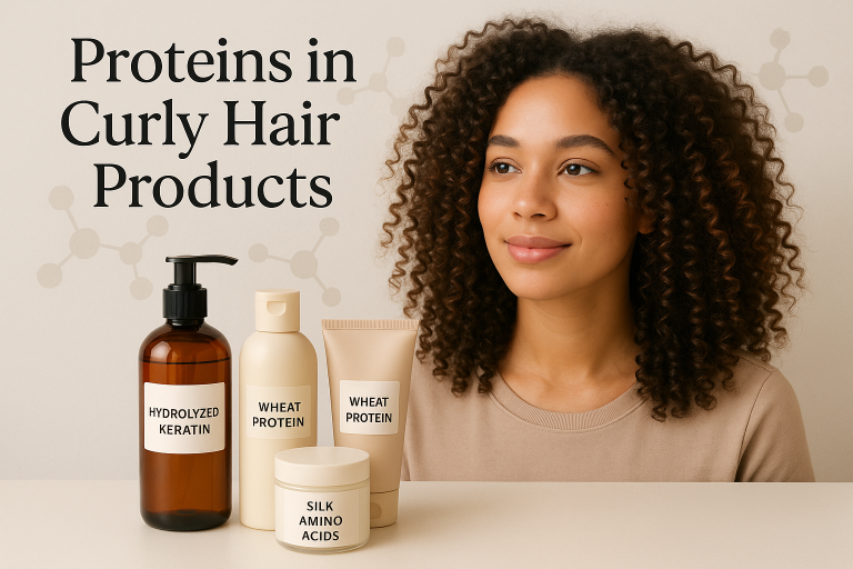Proteins in Curly Hair Products