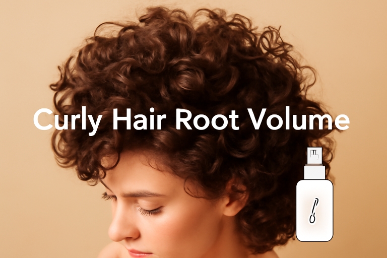 Curly Hair Root Volume