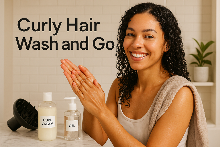 Curly Hair Wash and Go