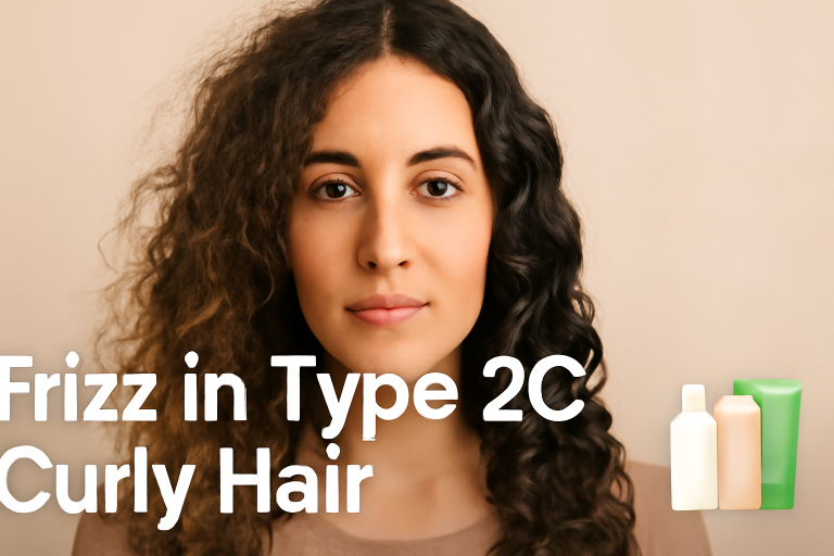 Frizz in Type 2C Curly Hair