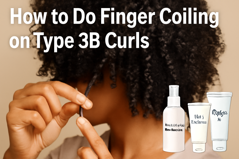 How to Do Finger Coiling on Type 3B Curls
