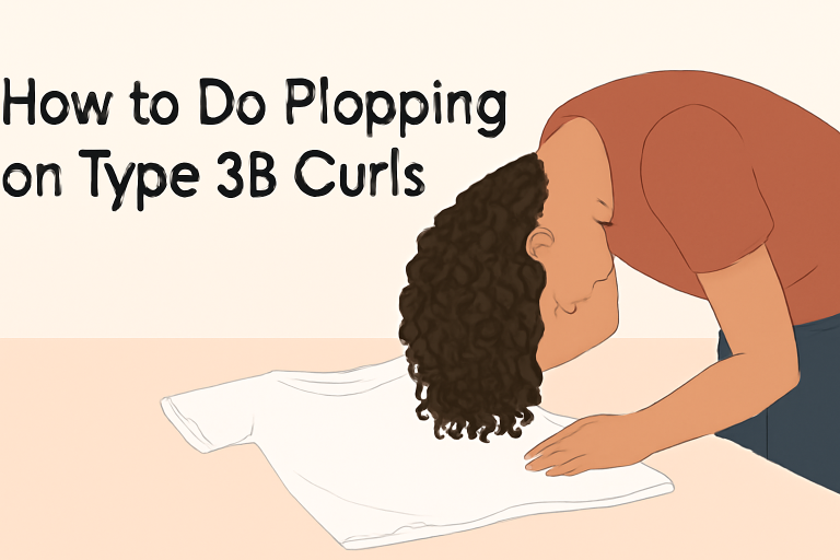 How to Do Plopping on Type 3B Curls