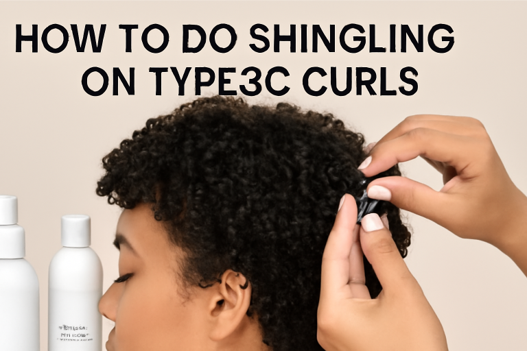 How to Do Shingling on Type 3C Curls