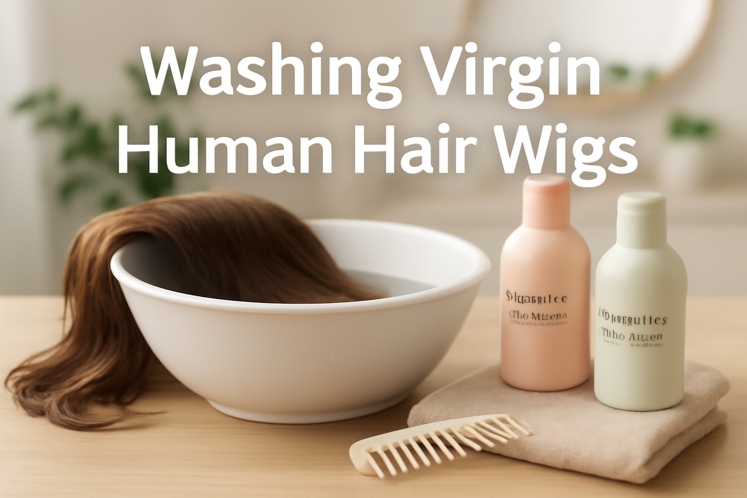 Washing Virgin Human Hair Wigs