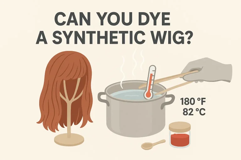 Can You Dye a Synthetic Wig?