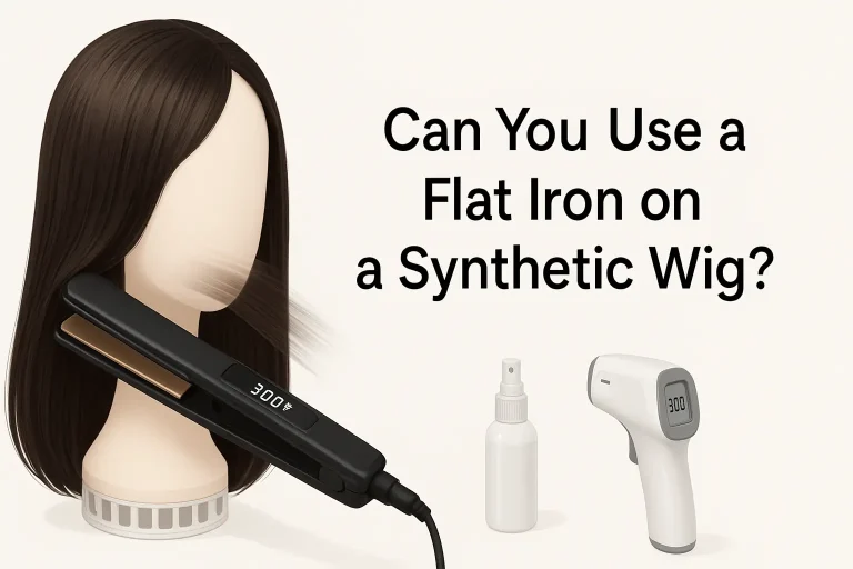 Can You Use a Flat Iron on a Synthetic Wig?