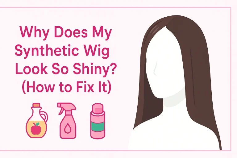 Why Does My Synthetic Wig Look So Shiny? (How to Fix It)
