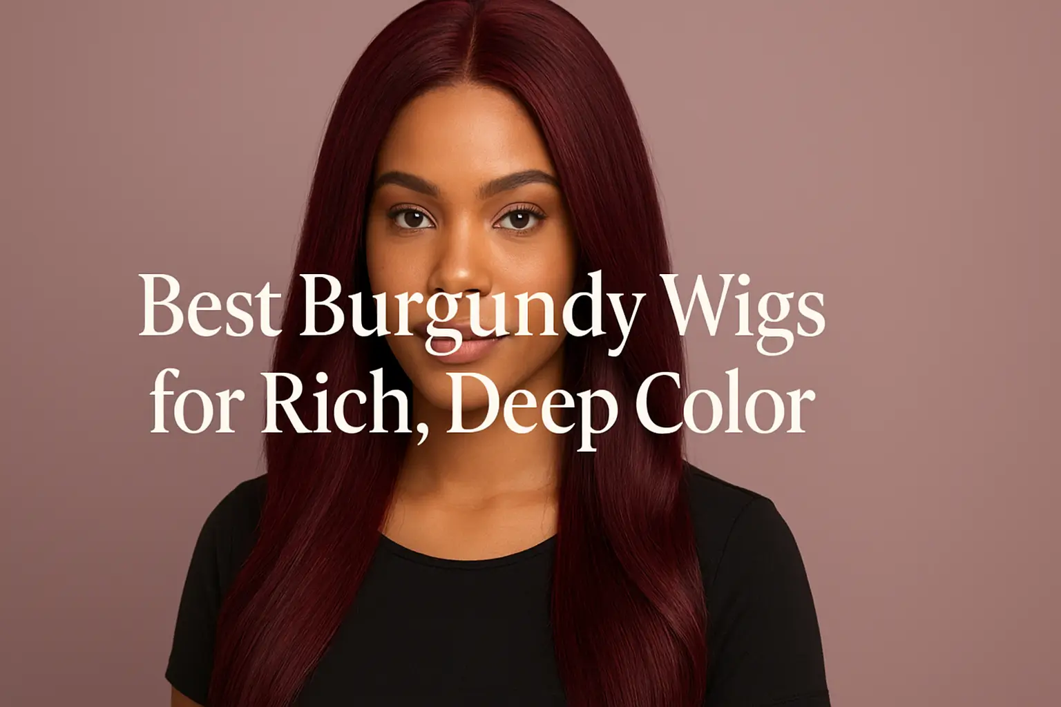 Best Burgundy Wigs for Rich, Deep Color