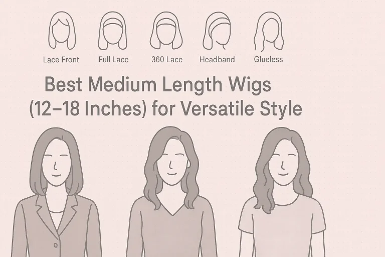 Best Medium Length Wigs (12â€“18 Inches) for Versatile Style