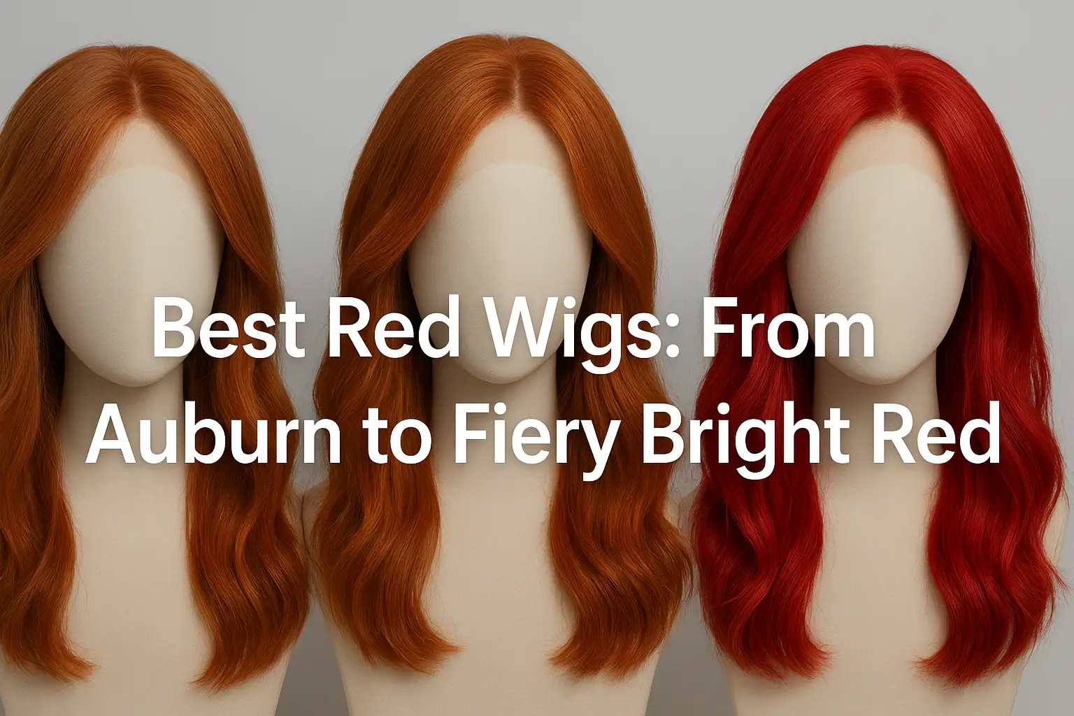 Best Red Wigs: From Auburn to Fiery Bright Red