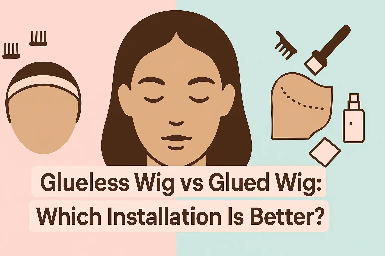 Glueless Wig vs Glued Wig: Which Installation Is Better?