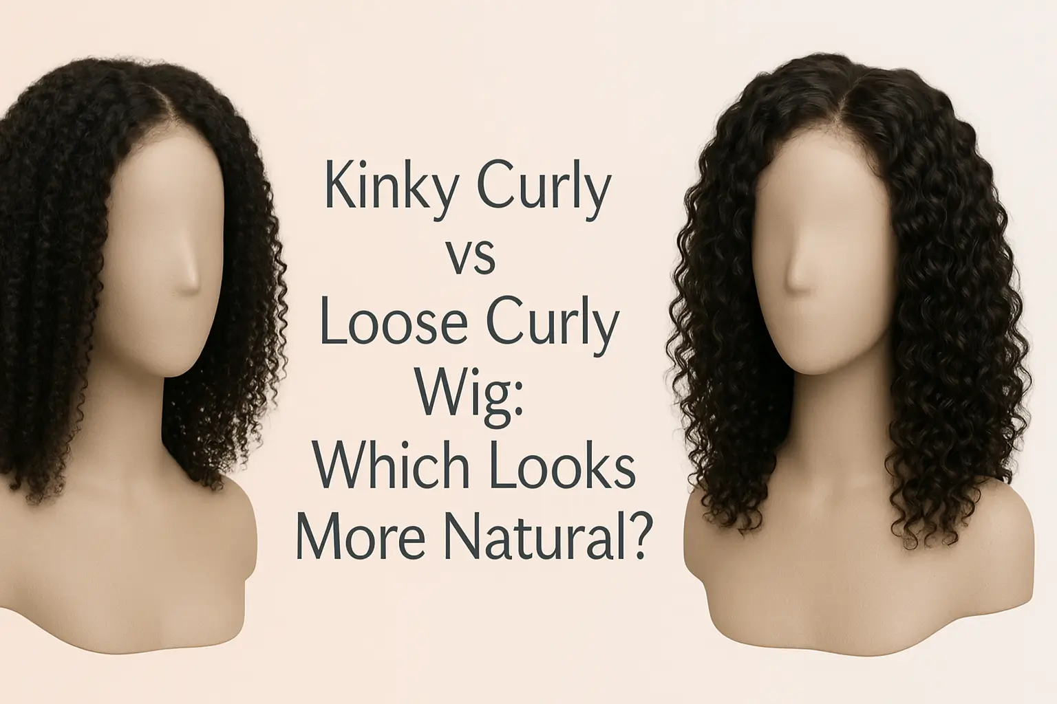 Kinky Curly vs Loose Curly Wig: Which Looks More Natural?