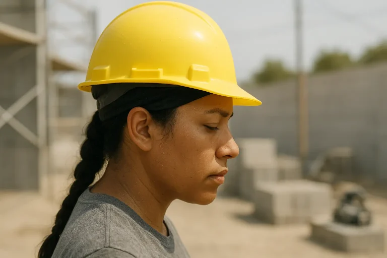 hair care routine for construction workers