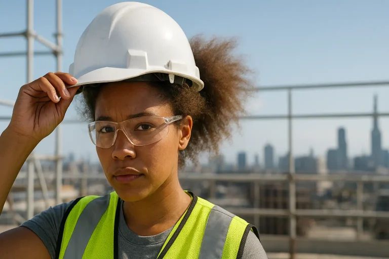 hard hat liner causing frizz