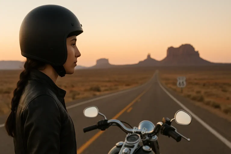 thick hair under a motorcycle helmet